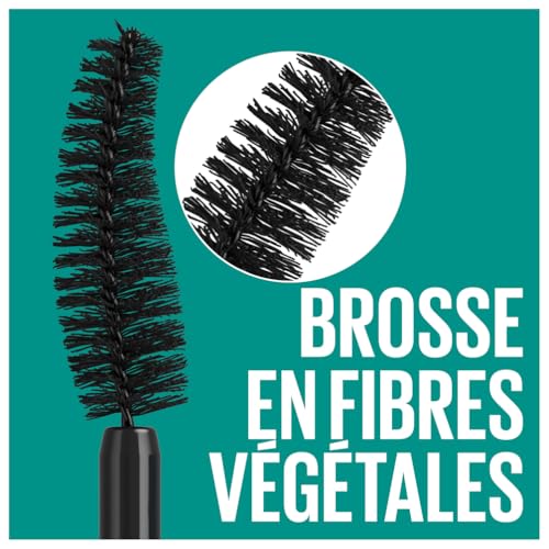 Maybelline New York Mascara Volume Enrichi en Beurre de Karité Brosse en Fibres Végétales Edition Mega Mousse Teinte : Brownish 03 - vue 5