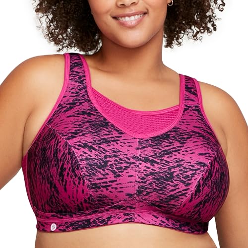 Image of Glamorise Women's No-Bounce Camisole Sports Bra Wirefree 1067