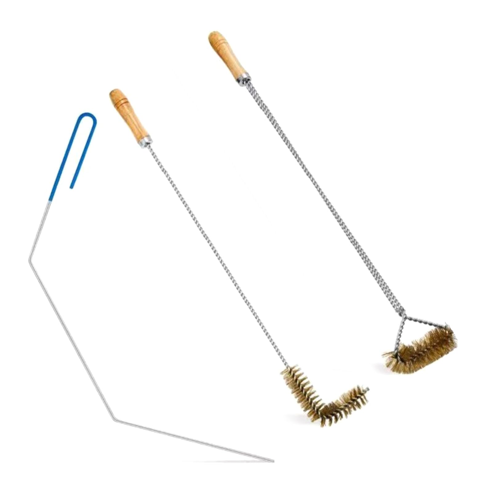 Juego de 3 herramientas de limpieza para freidora de aire, cepillo de cesta de acero inoxidable, limpiador y cepillo de mantenimiento para un fácil cuidado y limpieza higiénica de la freidora
