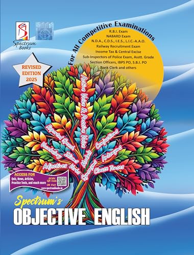 Image of Spectrum's Objective English, Revised Edition 2025, Competitive Examinations Study Guide (Spectrum's Competitive Exam Series)