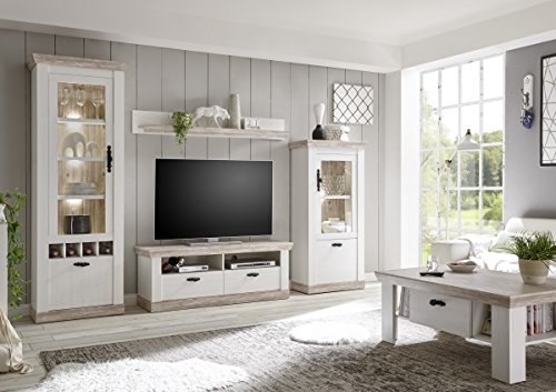 Preisvergleich Produktbild Dreams4Home Wohnwand 'Lucca XIV'-ohne Beleuchtung