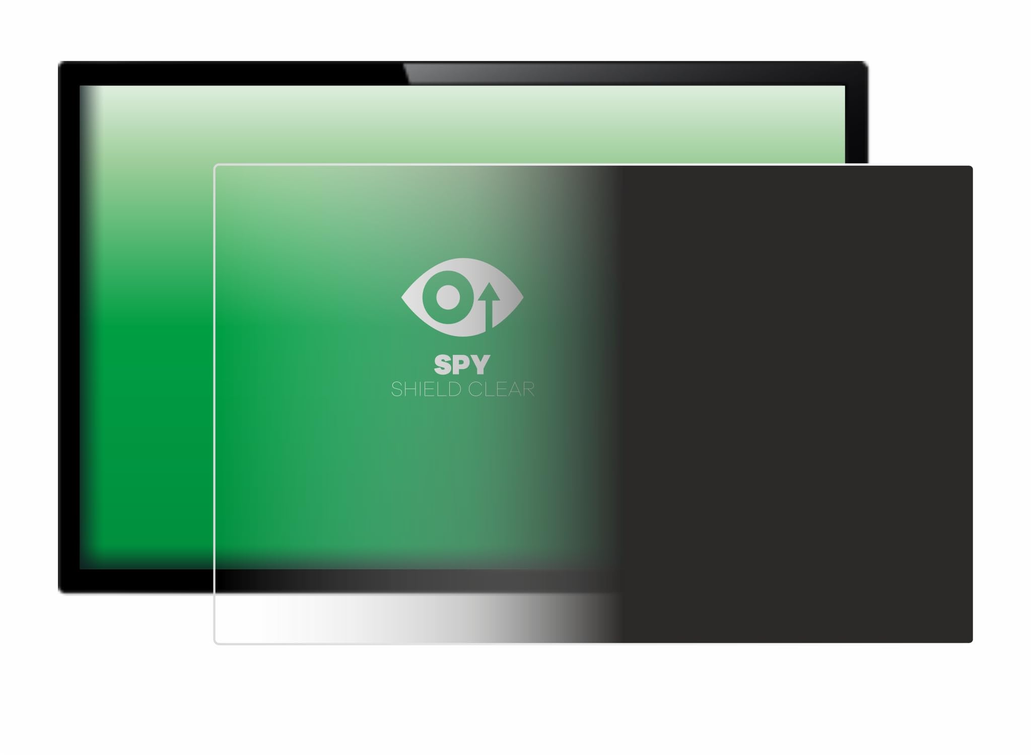 upscreen Pellicola Privacy per Displays 14" (35.6 cm) [310x175 mm, 16:9] | Anti-Spy Protezione Schermo Made in Germany PC touch panel Anti-Spia Privacy Screen Protector Chiara
