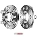 ECCPP Wheel Spacers, Hubcentric Wheel Spacer Adaoters 5 Lug 2 X 15MM 5x114.3 to 5x114.3 66.1 CB for Nissan 240SX 300ZX 350Z 370Z Altima Infiniti EX35 EX37 FX37 FX45 G25 G35 With 12X1.25 Studs