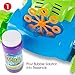 ArtCreativity Bubble Lawn Mower - Electronic Bubble Blower Machine - Fun Bubbles Blowing Push Toys for Kids - Bubble Solution Included - Best Birthday Gift for Boys, Girls, Toddlers