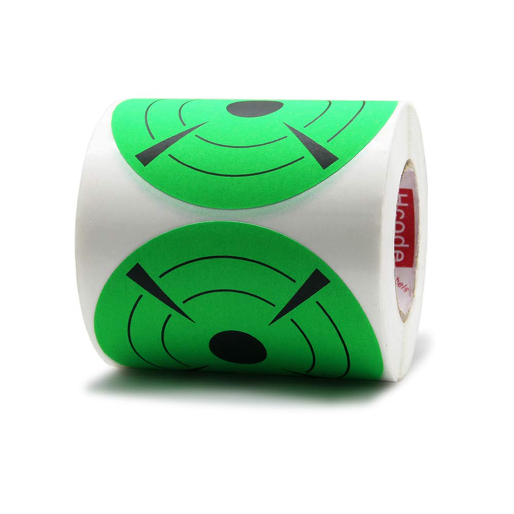 Buy Hcode 3 Inch Round Adhesive Target Pasters Fluorescent Shooting