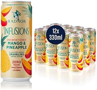 Radnor Infusions Sparkling Mango and Pineapple 12 x 330ml