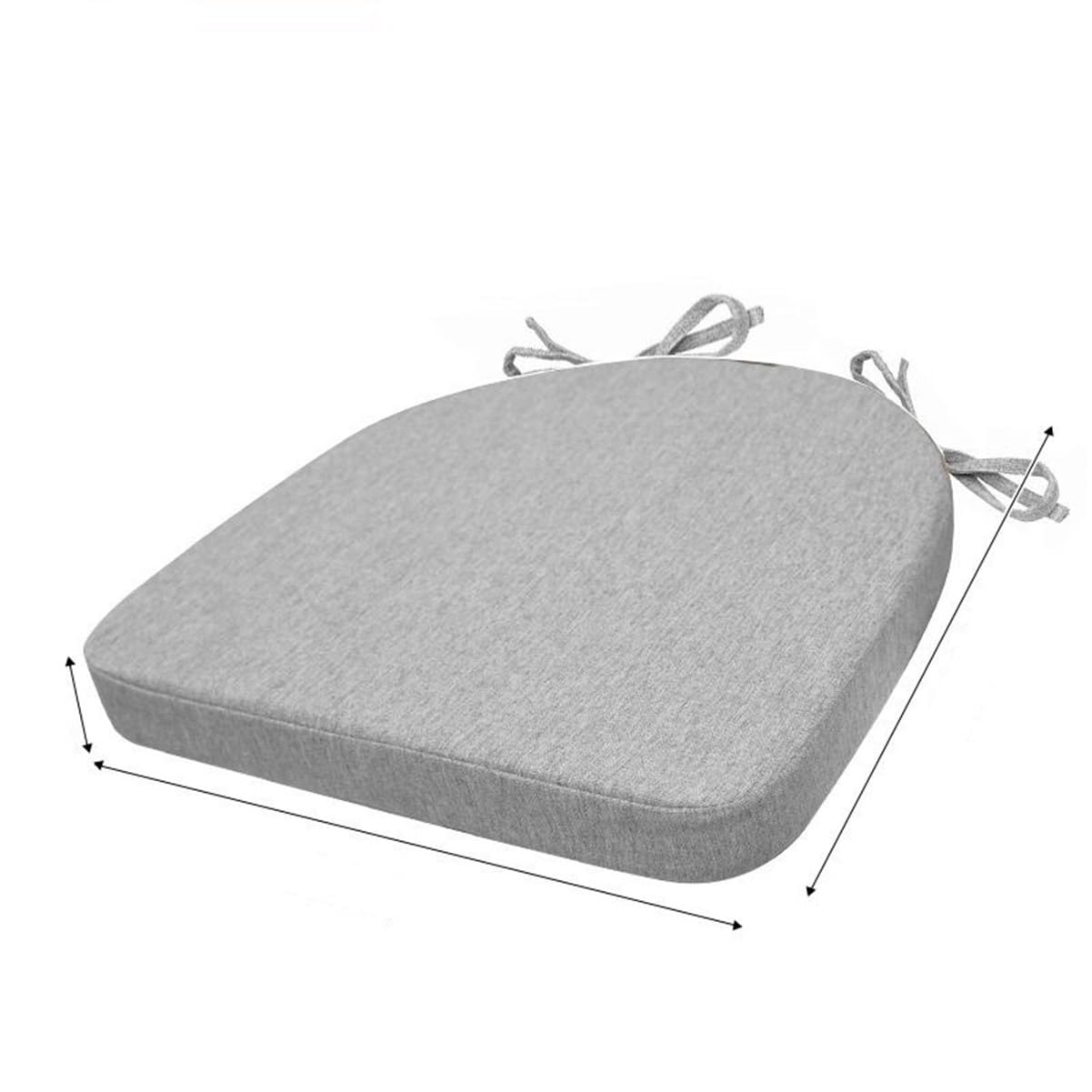 Ergonomiczna poduszka do siedzenia 35 x 38 x 8 cm do domu i kuchni – wszechstronna poduszka do użytku wewnątrz / na zewnątrz, rozmiary, idealna do jadalni i biura
