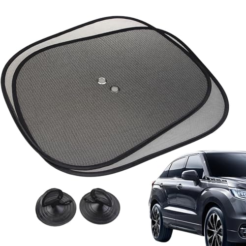 Lnhgh Parasol para ventana de coche de bebé, parasol para ventanas de coche de bebé, parasol de coche para ventana lateral de bebé, 2 piezas, con ventosa, protector de parasol