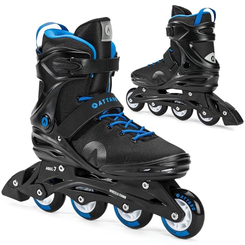 ATTABO Herren Cyclone Fitness Inliner Größe 42 EU ABEC-7 Räder PU 82A...
