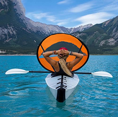 Kajak Wind Zeil, Opvouwbare Kajak Downwind Zeil Draagbare Downwind Wind Paddle voor Kajak Kano Opblaasbare Boten - Image 4