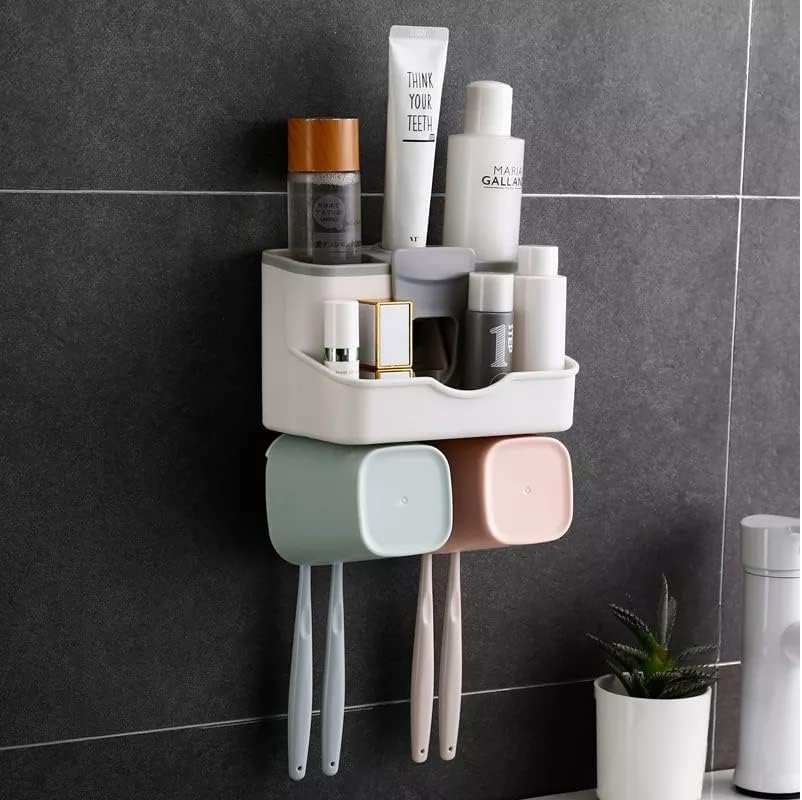 LXOICE Abs Plastic Tooth Brush Holders For Bathroom, Toothbrush Holders