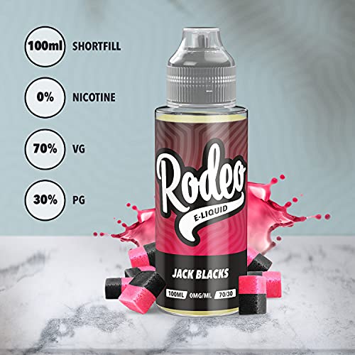 Four-Pack-4-x-100ml-Fruit-Ballad-Glazed-Jack-Blacks-Pear-Drips-E-Liquid-70VG30PG-Vape-Juice-E-Liquid-0-Nicotine-120ml-Bottle-Short-Fill-400ml-Rodeo-E-Liquid