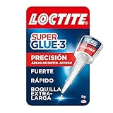 Aplicaciones precisas – Este pegamento fuerte con regulación gota a gota cuenta con una boquilla extra larga que permite llegar a los rincones de más difícil acceso.