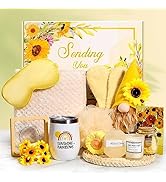 Sending Sunshine Gifts for Women - Sunflower Gifts,Care Package,Get Well Soon After Surgery Self ...
