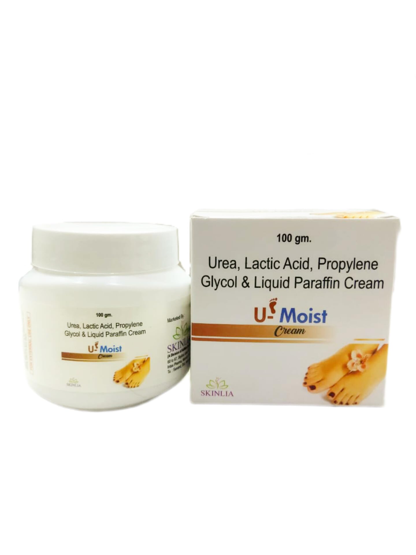 U-Moist Moisturizing Cream with Urea, Lactic Acid, Propylene Glycol and Liquid Paraffin, 100g-image-41