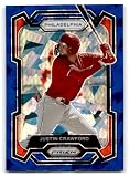 2024 Panini Prizm Prizms Blue Ice #180 Justin Crawford NM-MT Phillies