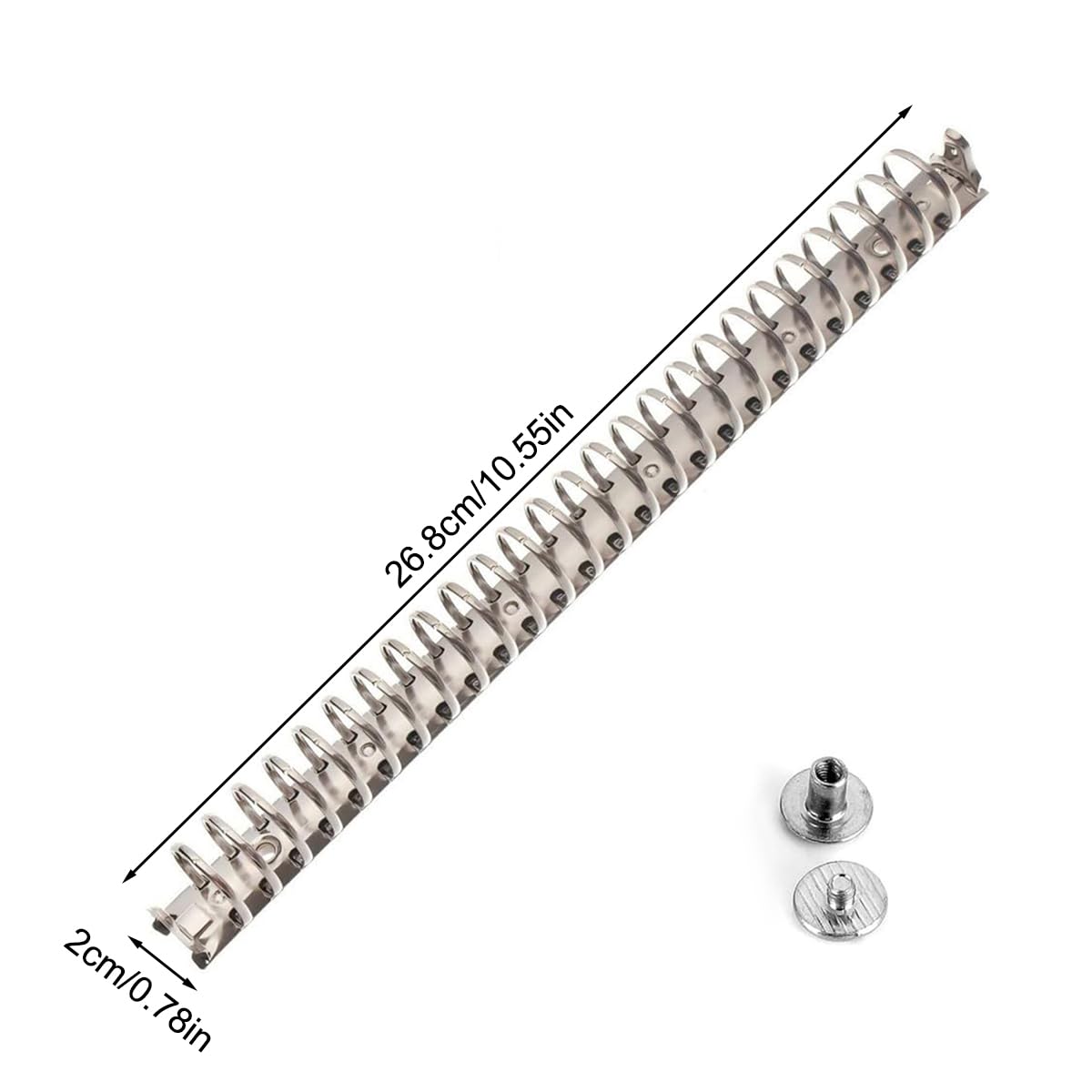 Amazon | Jinmoioy ルーズリーフリング リング径20/19/18mm 多穴式