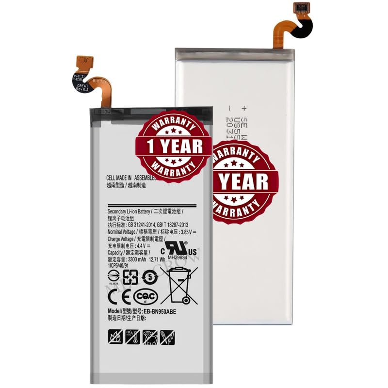 Image of Original EB-BN950ABE Battery Compatible for Samsung Galaxy Note 8 - (3300mAh) - 1 Year Warranty CD3