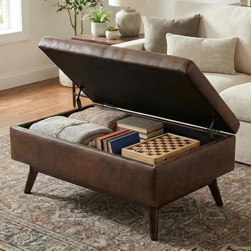 SIMPLIHOME Owen Rectangular Ottoman