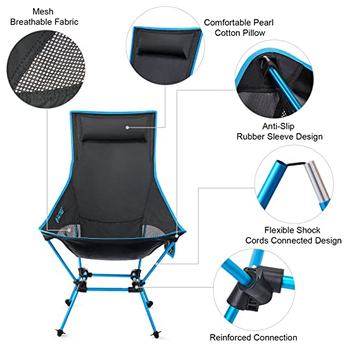 G4Free 2Pack Lightweight Portable High Back Camp Chair の商品画像 3