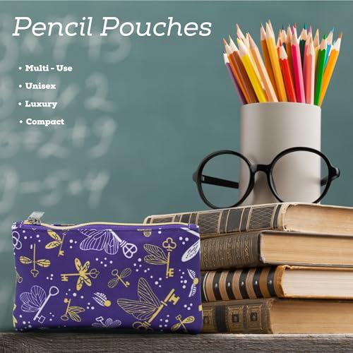 Image of VISMIINTREND Big Capacity Pencil Pen Case Office College School Large Storage High Capacity Bag Pouch Holder Box Organizer