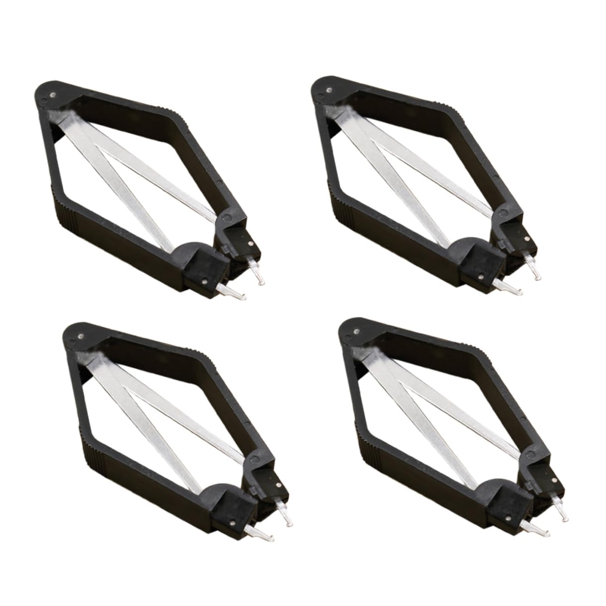 IWOWHERO Ic Chip Removal Tool Set Professional Clip Extractor 4pcs Stainless Steel for Ics