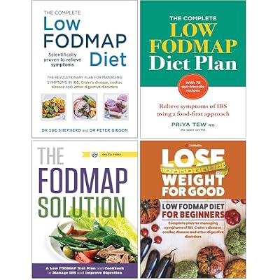 The Complete Low-FODMAP Diet, The Complete Low FODMAP Diet Plan, The FODMAP Solution & Low Fodmap Diet for Beginners 4 Books Collection Set