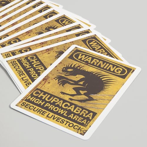 Lantern Press Chupacabra, 52 cartas póker para adultos miniatura 5