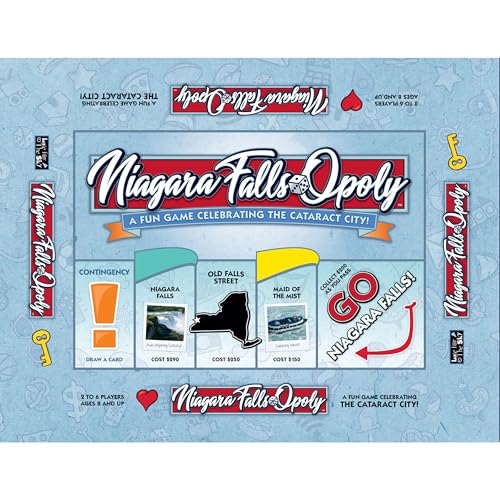 Late For The Sky Niagara Falls-Opoly Board Game – Family
