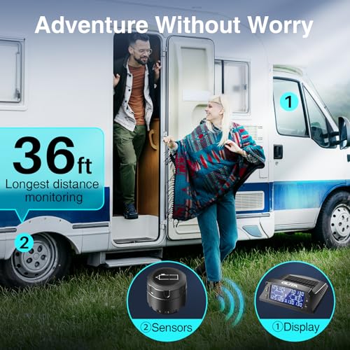 GT40 Solar TPMS with 8 Sensors