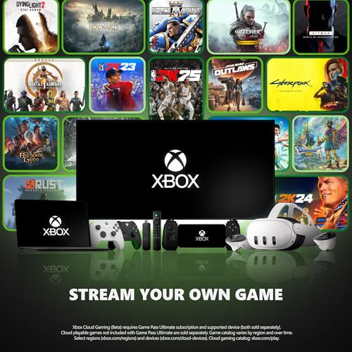 Xbox Wireless Controller (2025) Carbon Black + Fire TV Stick 4K Max Game Pass Ultimate 1 Month - Gaming Bundle, Windows, Mobile & Smart TVs - image 5