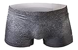 Croota Mens Graphic Print Low Rise Seamless Cut Boxer Briefs