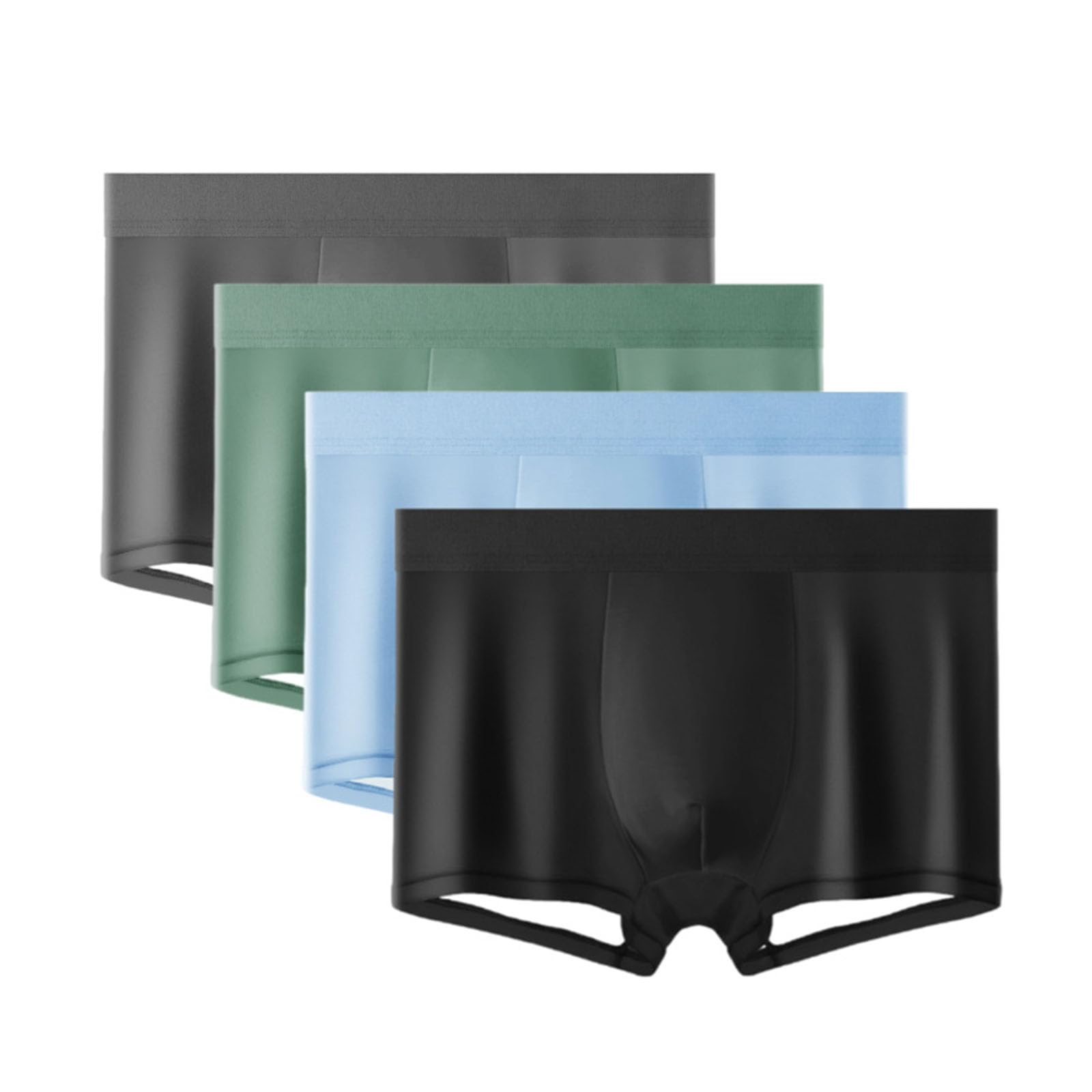Générique sous-vêtements rafraîchissants pour Hommes, Boxers Taille Basse sans Coutures et Respirants, Boxers Ultra-Fins et Extensibles