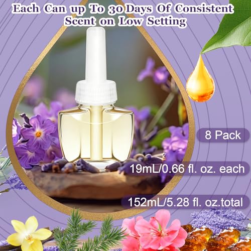 Image of Plug-In Air Freshener Refills 8 Count - Scented Oils Refills for Sleep