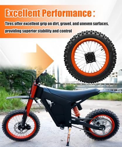 Image of Heavy-Duty Electric Dirt Bike Rear Wheel