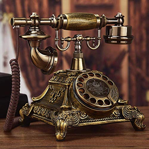Kabelgebundenes Telefon, Retro-Plattenspieler-Telefon Home-Office-Festnetzgurtseil und authentischer Plattenspieler Umweltfreundlicher