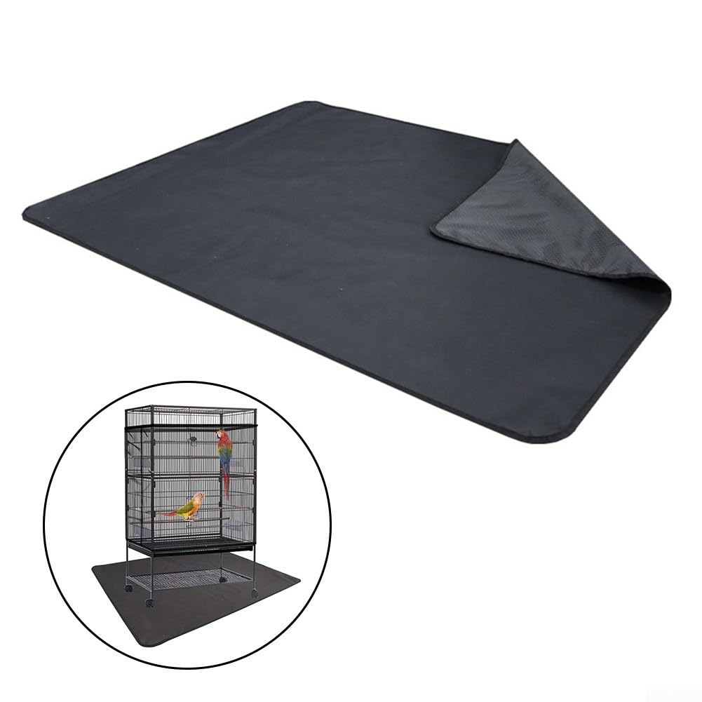 Tapis de sol imperméable pour cage à oiseaux 600D avec fond antidérapant pour une installation stable et résistant à la saleté