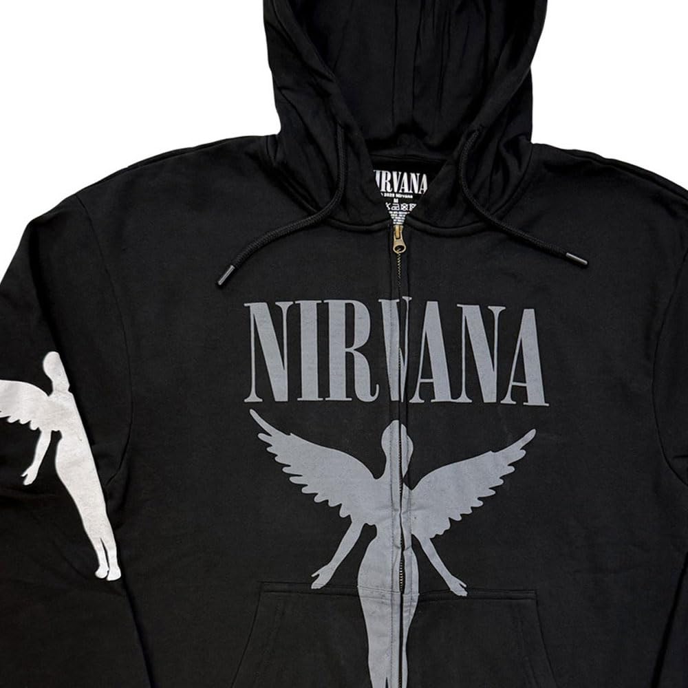 Nirvana In Utero Mono Zipped Sweat-Shirt À Capuche