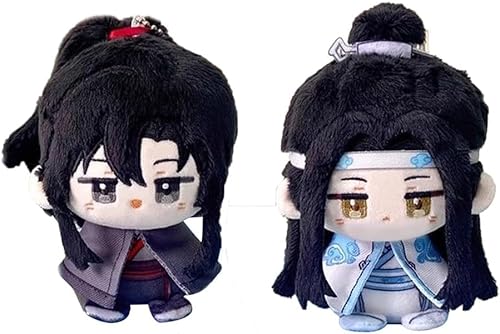 Gluckhapi Wei Wu Xian Soft Figure LAN Wang Ji Plush Pillow MDZS Figure Throw Grandmaster Demonic Cultivation Plush Pillow 12CM