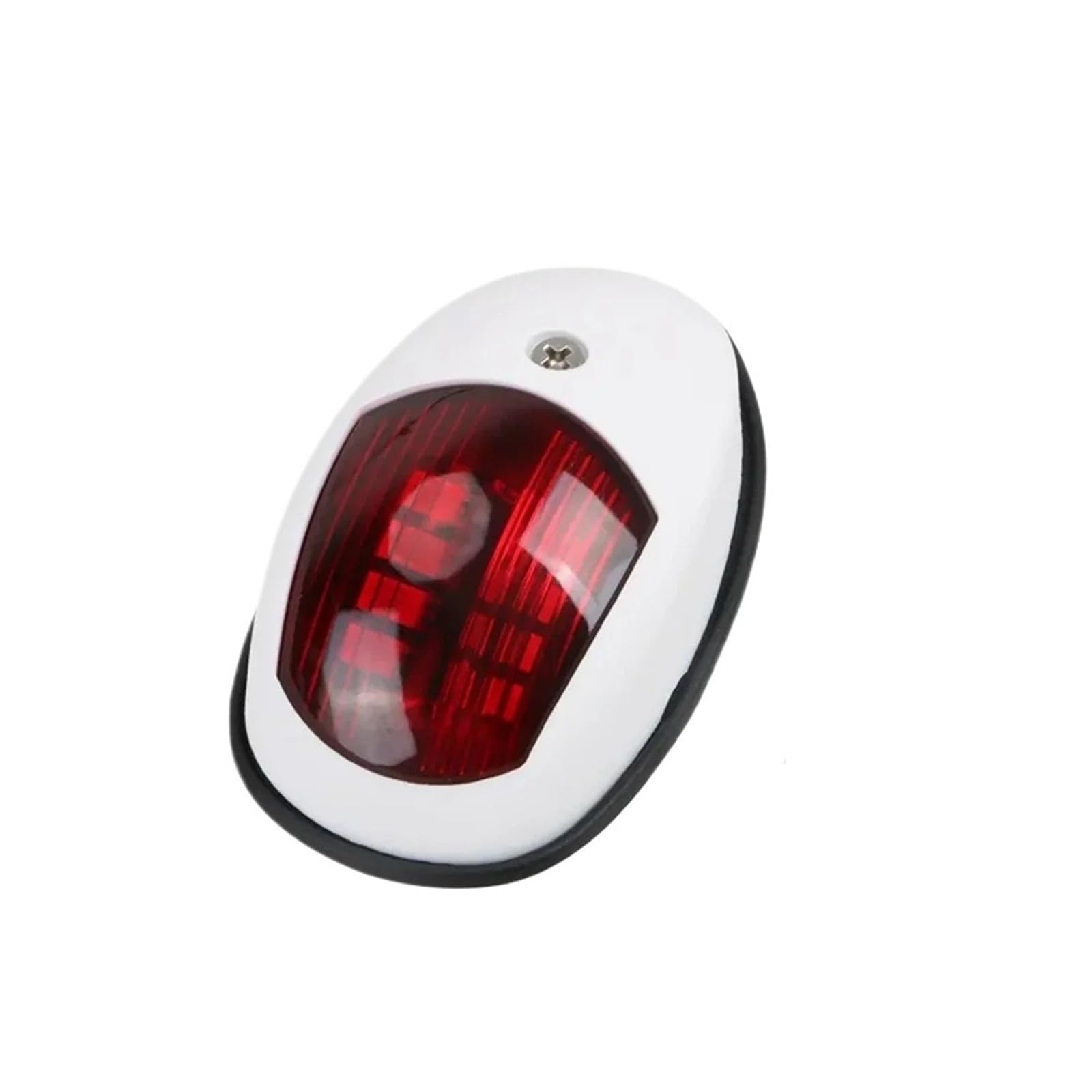 WXVFX 10-30V LED Navigation Light Signal Warning Waterproof Lamp Starboard Port Side Indicator for Marine Boat Yacht Truck Trailer Van(White)