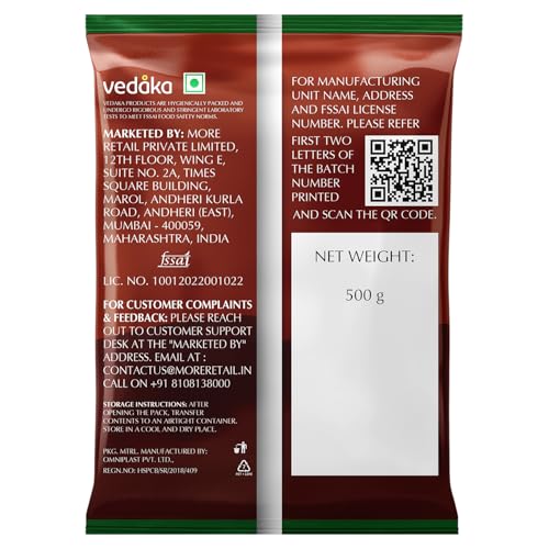 Image of Amazon Brand - Vedaka Tapioca Sago (Sabudana), Medium 500 g