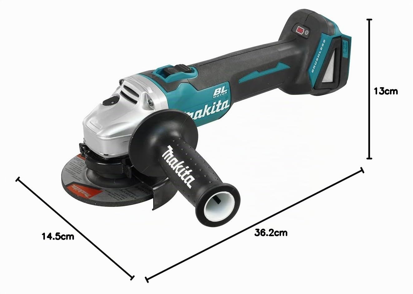 Makita DGA454Z - Miniamoladora 18V Litio 115mm BL