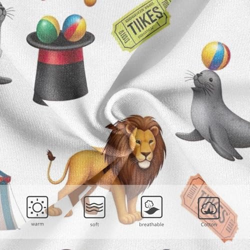 Circus Tents Toddler Girls Underwear, Girl Panties, 2T–8 Years3