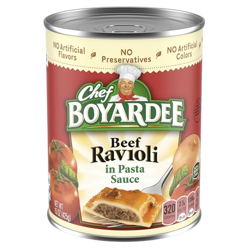 Image of Chef Boyardee Beef Ravioli, 15 oz, 24 Pack