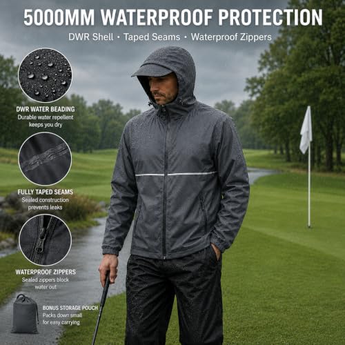 SWISSWELL Unisex Golf Rain Suit