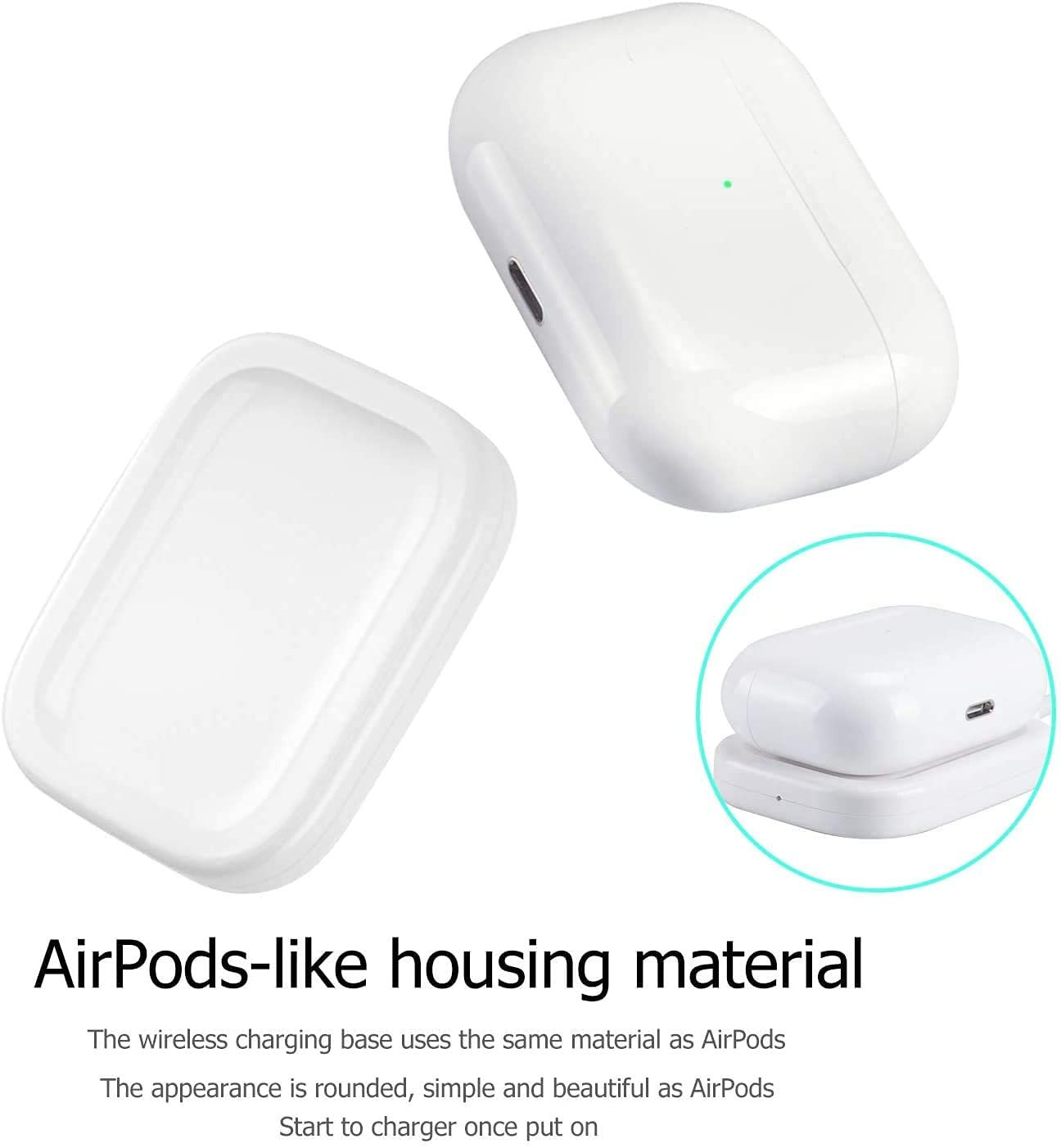 Wireless charging base for AirPods and AirPods Pro