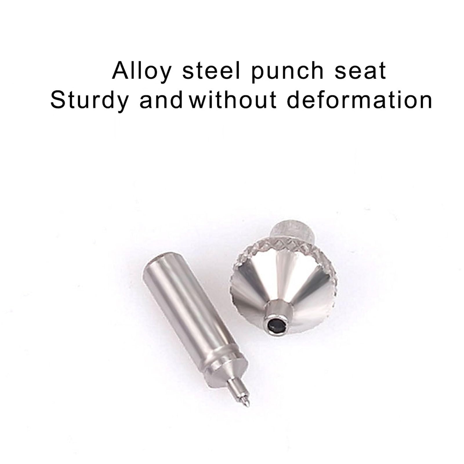 Set de prensa de reparación de relojes de aleación de aluminio, 48 sellos de joyería, diseño ergonómico para cerrar cajas de relojes y mantenimiento de joyas, herramienta de joyería relojera