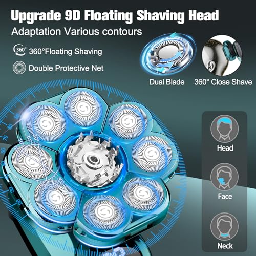 Handsomemen 9D Electric Head Shaver For Bald Men thumb #1
