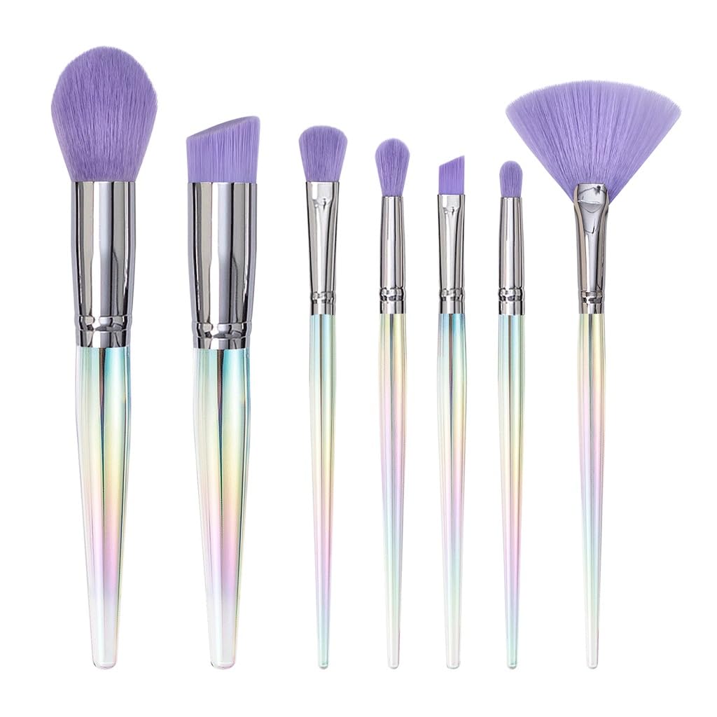 Set Di Pennelli For Trucco Con Motivo A Goccia D'acqua A Cono Da Trapano 7 Pezzi. Strumenti For Il Della Bellezza Degli Occhi For Del Fondotinta Sciolto