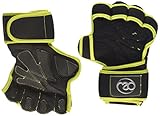 Fitness Mad Power Lift Handschuhe – Schwarz, Small/Medium